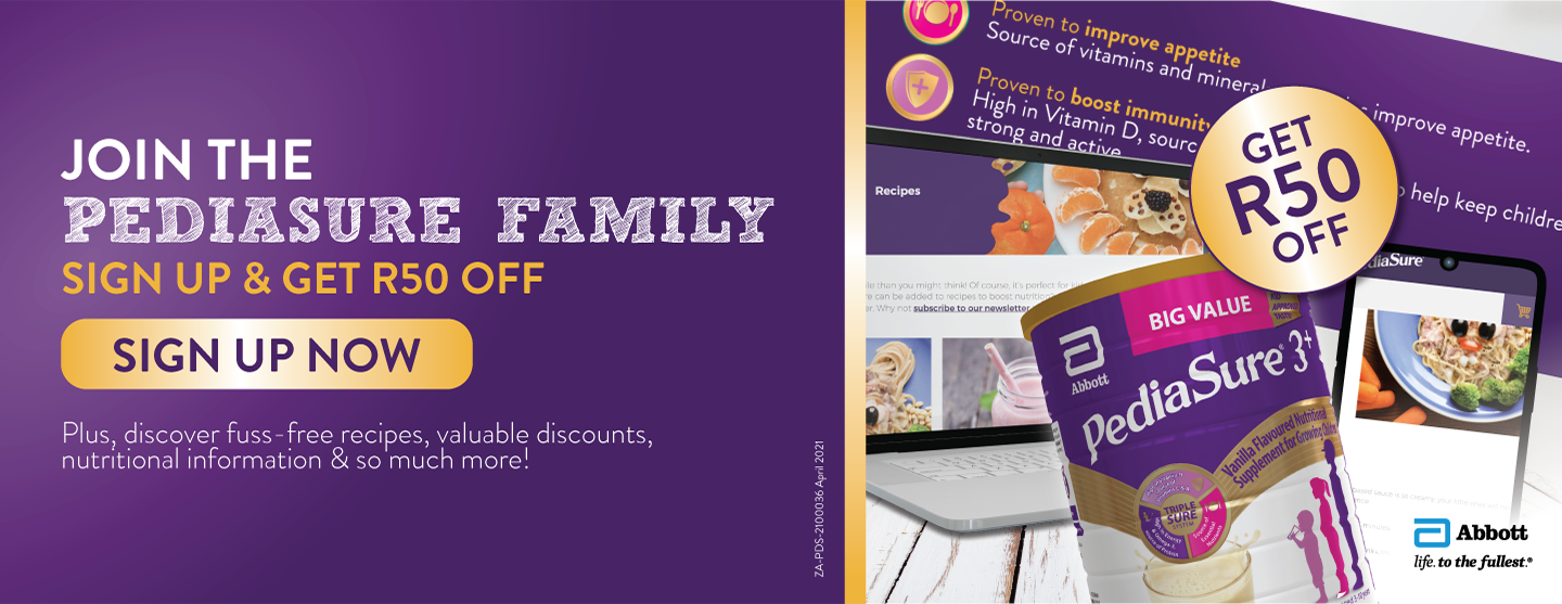 Pediasure CRM Registration Page Banner Pediasure CRM Registration Page Banner